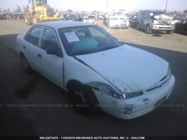 1NXBR12E8YZ323208 - 2000 TOYOTA COROLLA VE/CE/LE WHITE photo 1