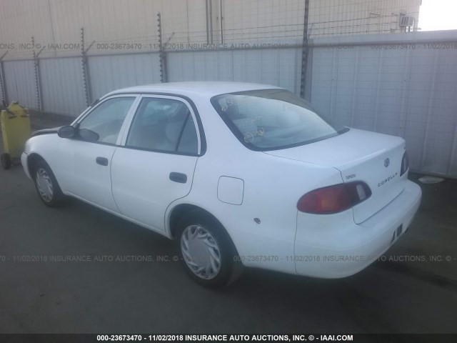 1NXBR12E8YZ323208 - 2000 TOYOTA COROLLA VE/CE/LE WHITE photo 3