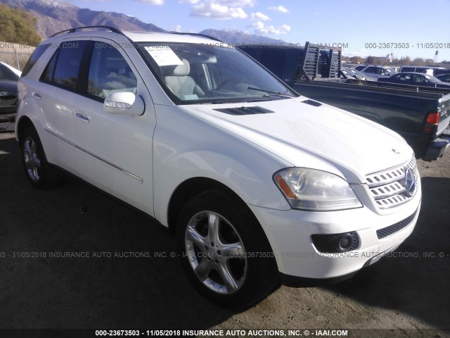 4JGBB86EX6A087991 - 2006 MERCEDES-BENZ ML 350 WHITE photo 1