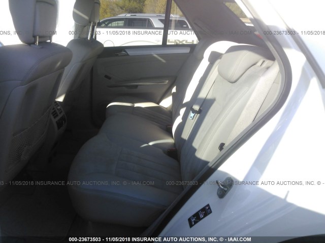 4JGBB86EX6A087991 - 2006 MERCEDES-BENZ ML 350 WHITE photo 8