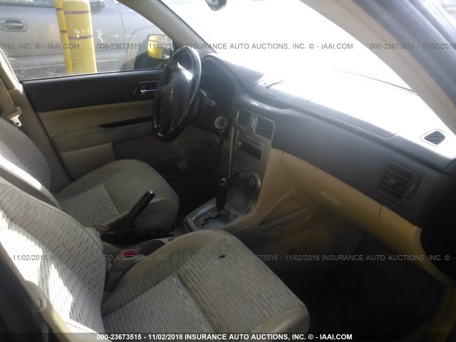 JF1SG65614H765946 - 2004 SUBARU FORESTER 2.5XS მწვანე ფოტო 5