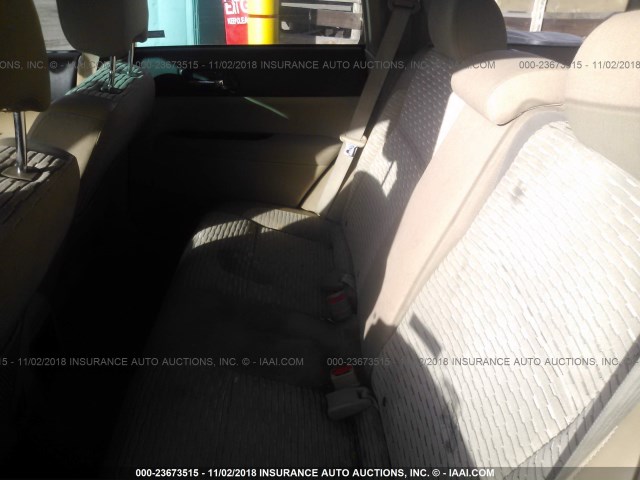 JF1SG65614H765946 - 2004 SUBARU FORESTER 2.5XS მწვანე ფოტო 8