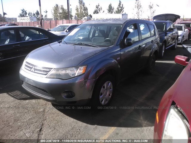 JA4MS31X47U005207 - 2007 MITSUBISHI OUTLANDER ES/LS Boz foto 2