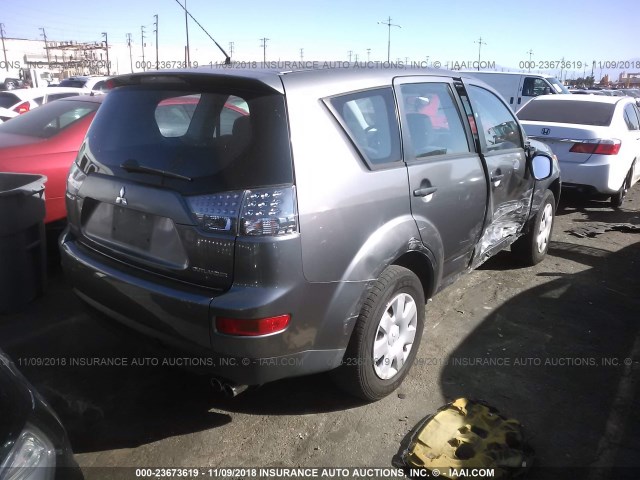 JA4MS31X47U005207 - 2007 MITSUBISHI OUTLANDER ES/LS Boz foto 4