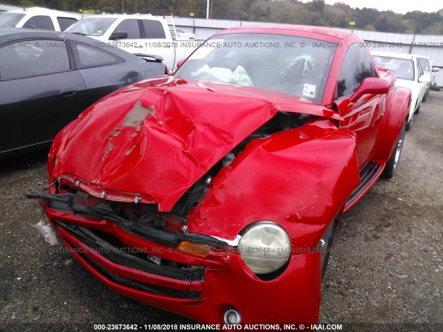 1GCES14P54B110193 - 2004 CHEVROLET SSR 红色 照片 2