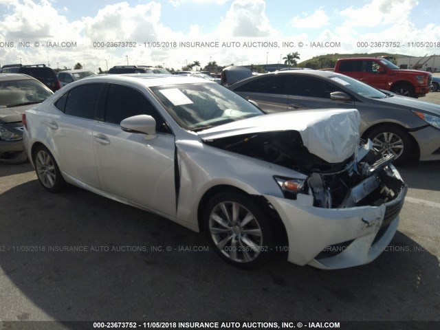 JTHBA1D20G5017870 - 2016 LEXUS IS 200T WHITE photo 1