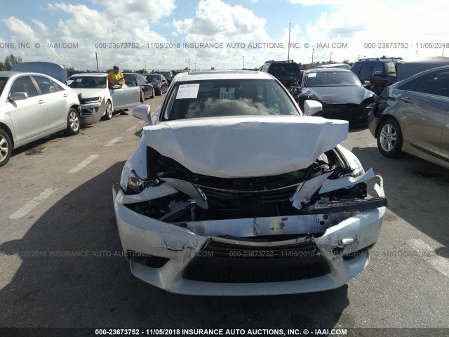 JTHBA1D20G5017870 - 2016 LEXUS IS 200T WHITE photo 6