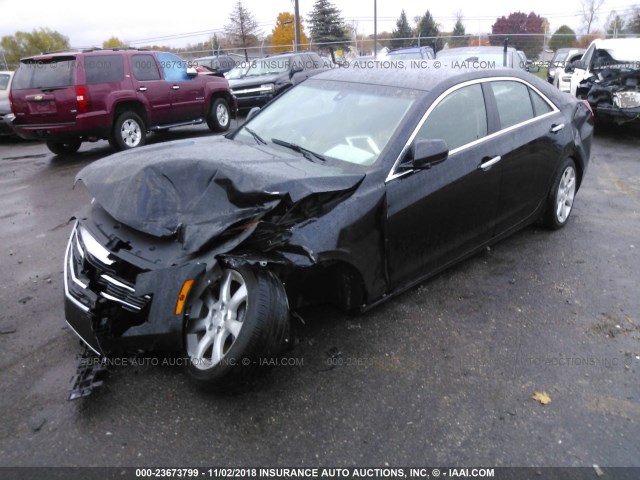 1G6AG5RX1G0115829 - 2016 CADILLAC ATS BLACK photo 2