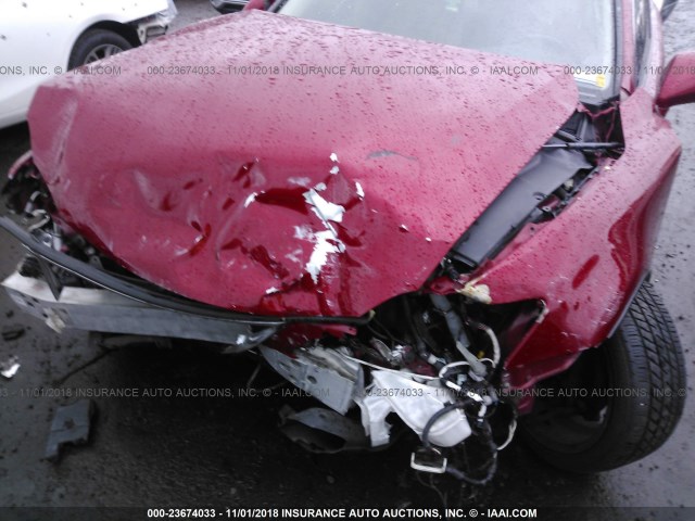 JTHBK262172038776 - 2007 LEXUS IS 250 RED photo 6