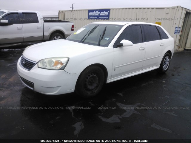 1G1ZT68N67F156027 - 2007 CHEVROLET MALIBU MAXX LT WHITE photo 2