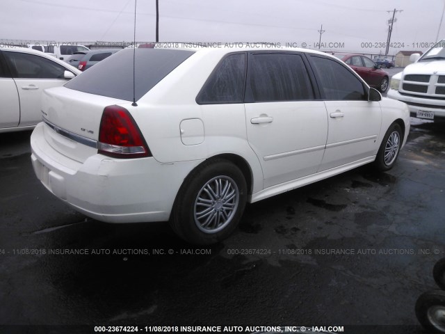 1G1ZT68N67F156027 - 2007 CHEVROLET MALIBU MAXX LT WHITE photo 4