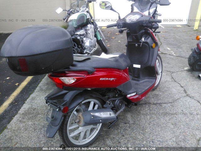 RFGBS1D06GXAE3404 - 2016 SYM SCOOTER RED photo 4
