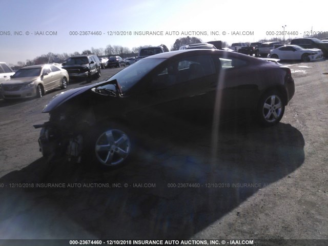 1G2ZH18N874109318 - 2007 PONTIAC G6 GT RED photo 2