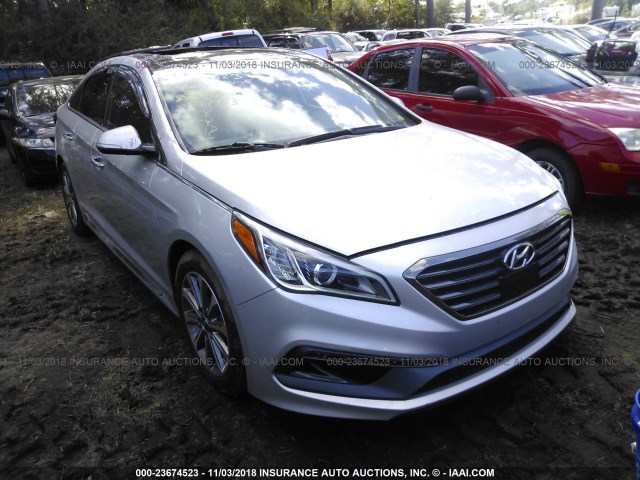 5NPE34AF0GH407482 - 2016 HYUNDAI SONATA SPORT/LIMITED SILVER photo 1