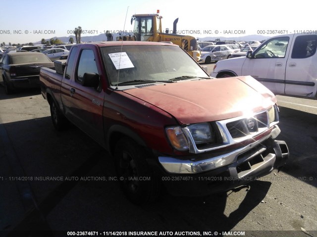 1N6DD26S4WC386310 - 1998 NISSAN FRONTIER KING CAB XE/KING CAB SE RED photo 1