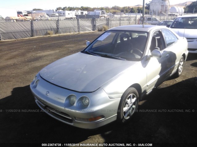 JH4DB7656VS000666 - 1997 ACURA INTEGRA LS SILVER photo 2