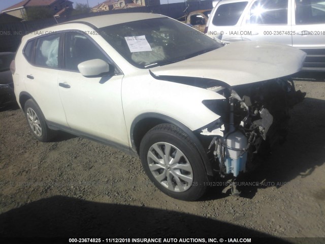 5N1AT2MV1GC795478 - 2016 NISSAN ROGUE S/SL/SV WHITE photo 1