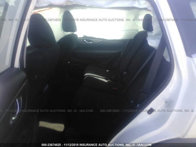 5N1AT2MV1GC795478 - 2016 NISSAN ROGUE S/SL/SV WHITE photo 8