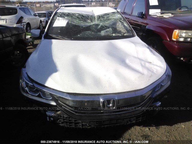 1HGCR2F18HA152775 - 2017 HONDA ACCORD SPORT SPECIAL EDITION WHITE photo 6