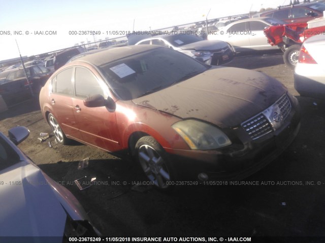 1N4BA41E26C815823 - 2006 NISSAN MAXIMA SE/SL RED photo 1