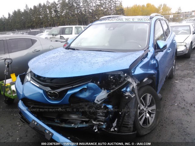 JTMRFREV2JJ199739 - 2018 TOYOTA RAV4 ADVENTURE/XLE 蓝色 照片 2