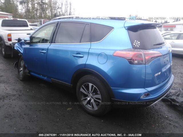 JTMRFREV2JJ199739 - 2018 TOYOTA RAV4 ADVENTURE/XLE 蓝色 照片 3