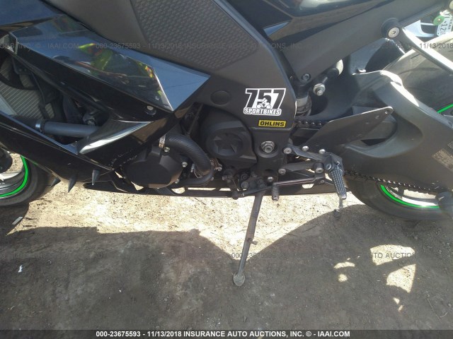 JKAZXCF17AA001916 - 2010 KAWASAKI ZX1000 F BLACK photo 9