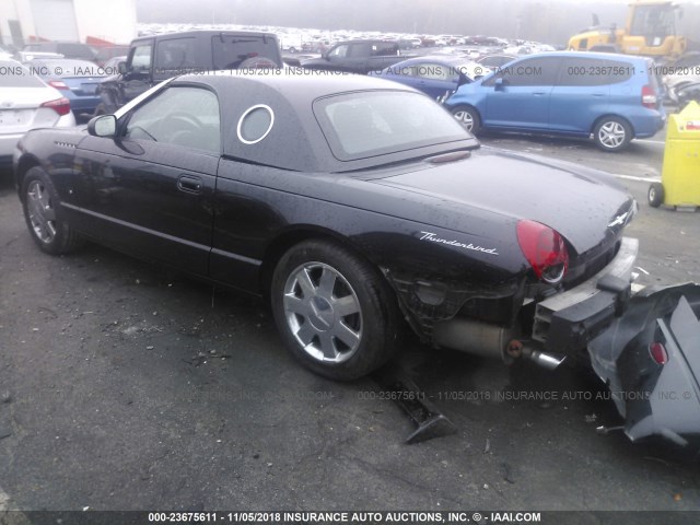 1FAHP60A03Y107815 - 2003 FORD THUNDERBIRD  BLACK photo 3