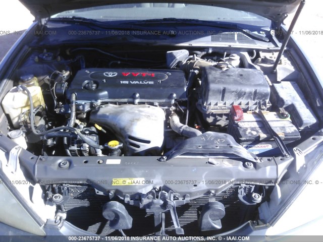 4T1BE32K35U630357 - 2005 TOYOTA CAMRY LE/XLE/SE GRAY photo 10