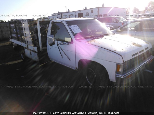 1N6HD12H2LC398568 - 1990 NISSAN D21 LONG BED WHITE photo 1