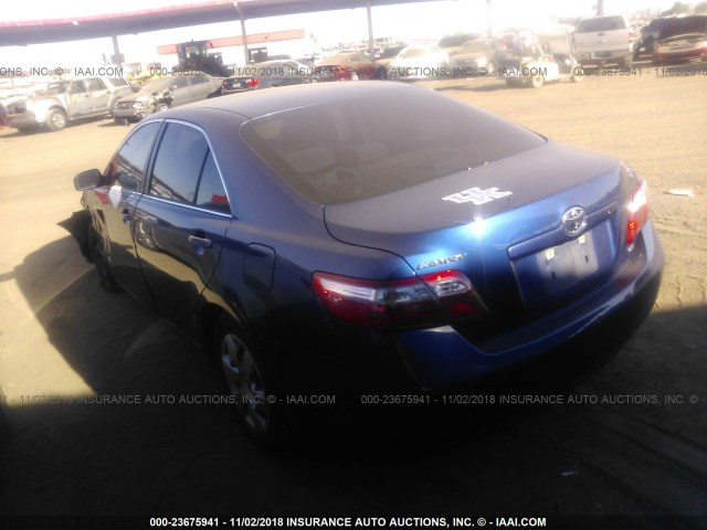 JTNBE46K573037852 - 2007 TOYOTA CAMRY NEW GENERAT CE/LE/XLE/SE BLUE photo 3