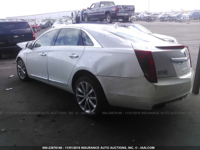 2G61N5S39E9148951 - 2014 CADILLAC XTS LUXURY COLLECTION WHITE photo 3