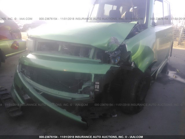 JTLKT324464078613 - 2006 TOYOTA SCION XB მწვანე ფოტო 6