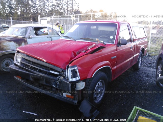 JM2UF111XH0610475 - 1987 MAZDA B2000 RED photo 2