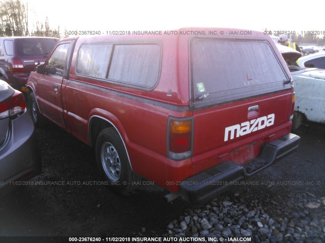 JM2UF111XH0610475 - 1987 MAZDA B2000 RED photo 3