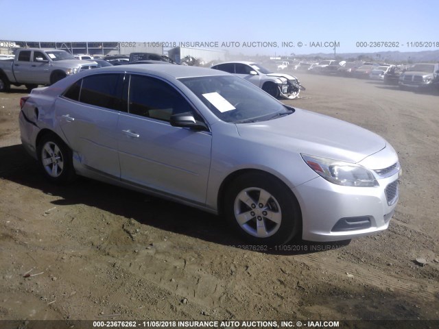 1G11B5SL5EF267876 - 2014 CHEVROLET MALIBU LS SILVER photo 1