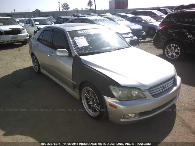 JTHBD182910007277 - 2001 LEXUS IS 300 SILVER photo 1