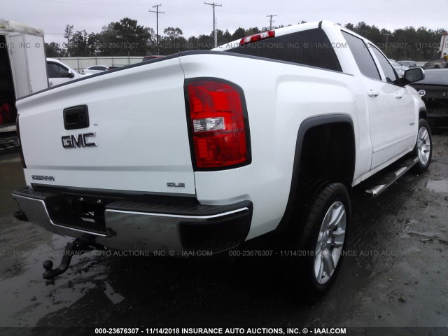 3GTP1UEC7FG313914 - 2015 GMC SIERRA C1500 SLE WHITE photo 4