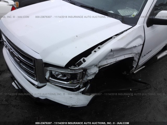 3GTP1UEC7FG313914 - 2015 GMC SIERRA C1500 SLE WHITE photo 6