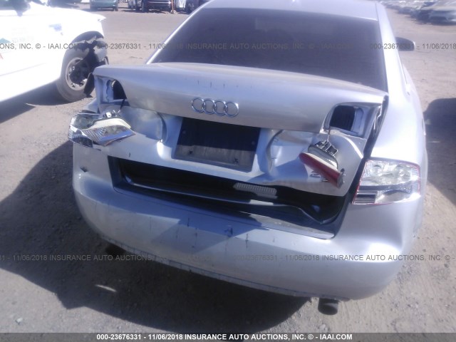 WAUDF78E07A157750 - 2007 AUDI A4 2.0T QUATTRO SILVER photo 6