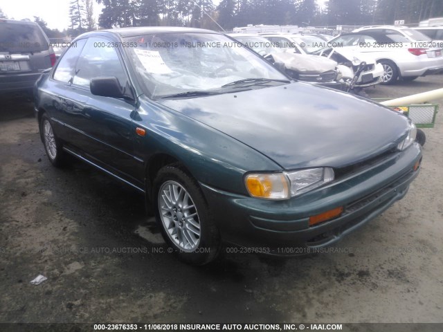 JF1GM6350SH412653 - 1995 SUBARU IMPREZA L GREEN photo 1