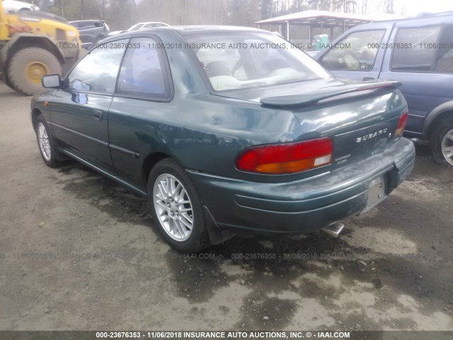 JF1GM6350SH412653 - 1995 SUBARU IMPREZA L GREEN photo 3