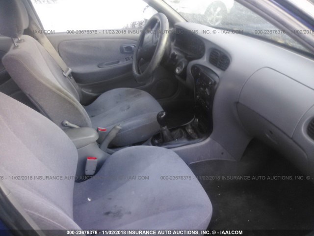 KMHJF35F7YU034096 - 2000 HYUNDAI ELANTRA GLS BLUE photo 5