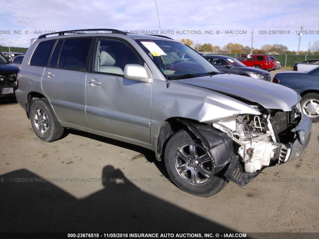 JTEEP21A170218734 - 2007 TOYOTA HIGHLANDER SPORT/LIMITED SILVER photo 1