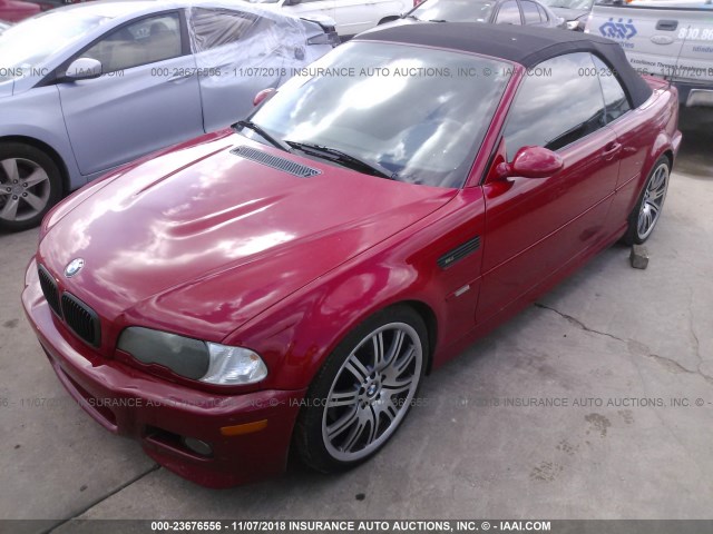 WBSBR93411EX20180 - 2001 BMW M3 CI RED photo 2