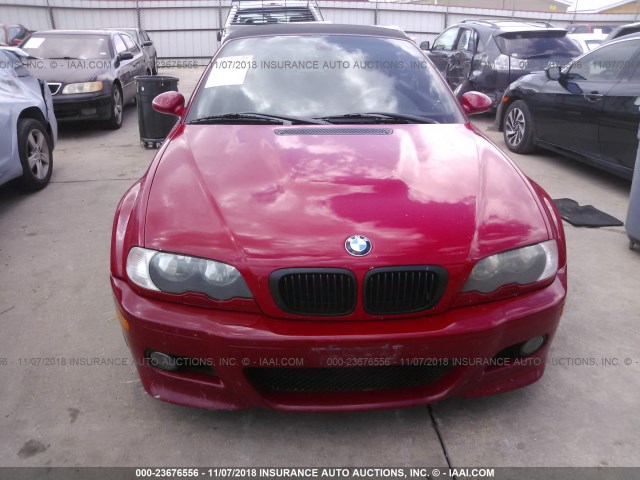 WBSBR93411EX20180 - 2001 BMW M3 CI RED photo 6