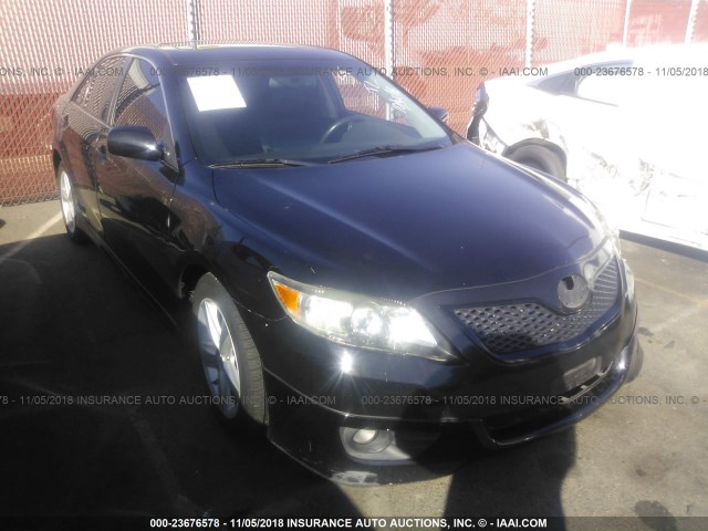 4T1BF3EK4BU773659 - 2011 TOYOTA CAMRY SE/LE/XLE BLACK photo 1