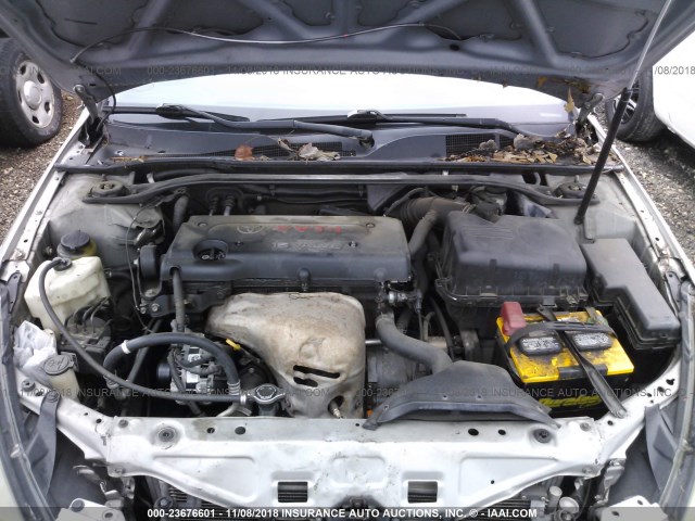 4T1CE38P34U869929 - 2004 TOYOTA CAMRY SOLARA SE/SLE Gümüş foto 10