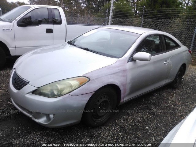 4T1CE38P34U869929 - 2004 TOYOTA CAMRY SOLARA SE/SLE Gümüş foto 2