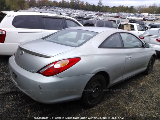 4T1CE38P34U869929 - 2004 TOYOTA CAMRY SOLARA SE/SLE Gümüş foto 4